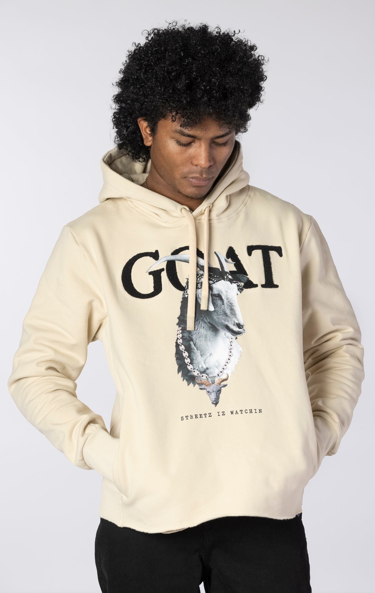Goat Cropped Hoodie
